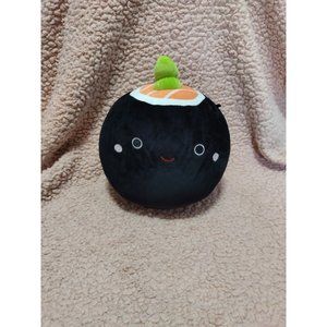 Squishmallow 8 Inch Kellytoy Plush, SHOZO THE BLACK SUSHI ROLL PLUSH